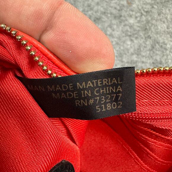 Safe Keeper Coral Red Wristlet Wallet Purse - Picture 6 of 8